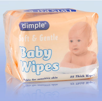 Dimple Baby Wipes 25’s TWIN PACK